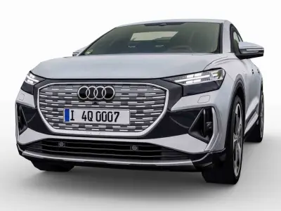 Audi Q4 Sportback e-tron 2022 Low-poly 3D model