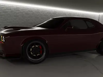 Dodge Challenger SRT Hellcat 3D model