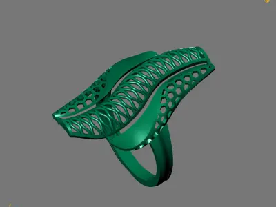 Women Plain Ring Ready STL Models Womens Ring 3d models 3D print model 12