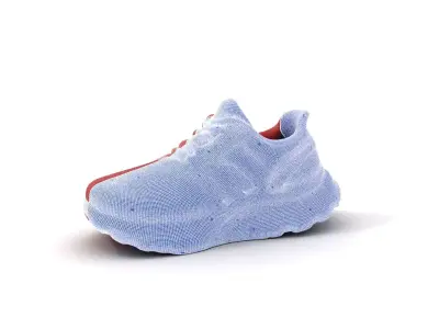 Vivid Crimson Sneaker model pack Low-poly 3D model