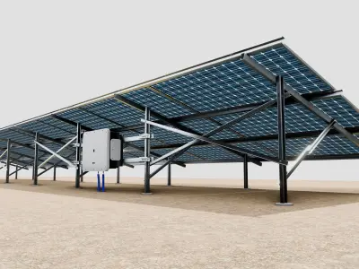 Solar Construction 3x8 Table 3D model