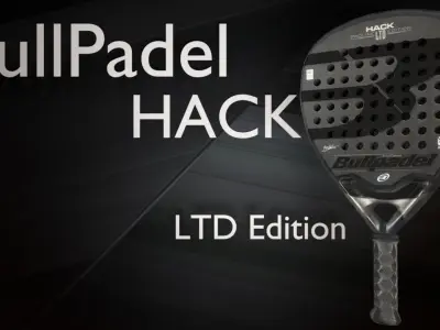 Padel - Sport Paddle racket - BullPadel Hack ltd edition Low-poly 3D model