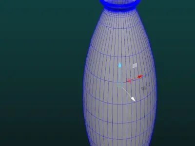  Big Neck Vase Free 3D model