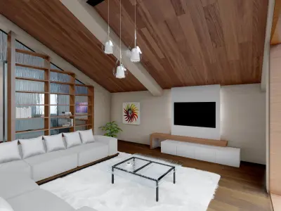 Mountain Villa Free 3D model