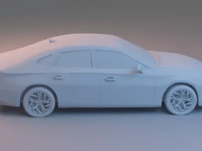 Hyundai Sonata 2020 3D print model