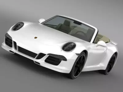 Porsche 911 Exclusive Cabrio 3D model