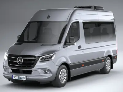 Mercedes-Benz Sprinter Passenger L2H2 2025 3D model