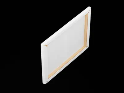 Painting Canvas Low-poly 3D model