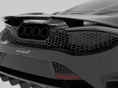 McLaren 765LT Low-poly 3D model