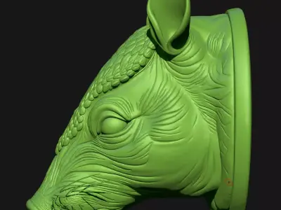 armadillo 3D print model