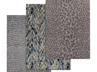Rug Set 1072 3D model