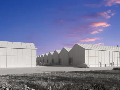 Glass House 3D model