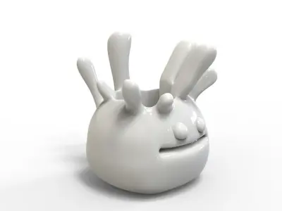 CORAL BUDDY FORTNITE PENCIL HOLDER STL 3MF 3D print model