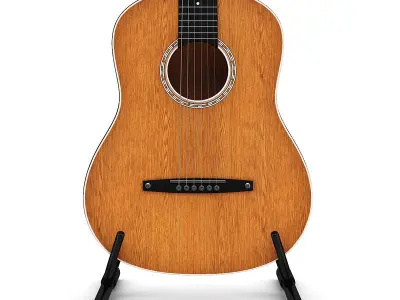 Acoustic Guitar 3D model