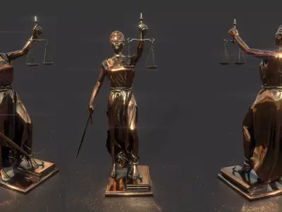 LADY JUSTICE  3D model