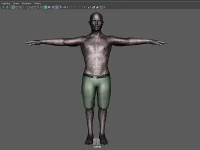 Zompie Low-poly 3D model