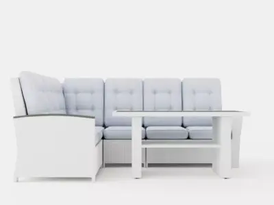 James Luxury Lounge Group Reversible Low-poly 3D model