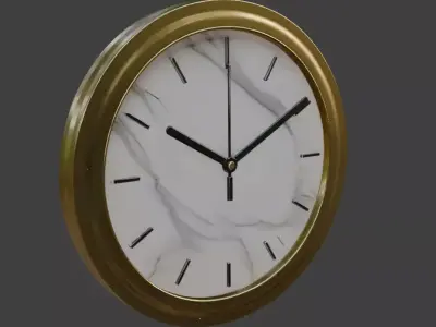 Wall Clock 3d Model 3D model