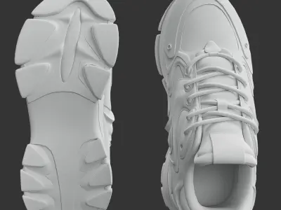 Lacoste Sneakers 3D model