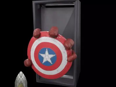 Red Hulk Book Nook 3D DIGITAL DOWNLOAD 3D print model