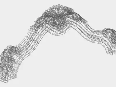 Carved decor for cnc 72 3D model