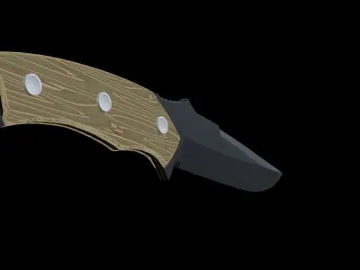 Knife neo Low-poly 3D model