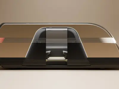 Tesla Robovan Robotaxi Realistic Ready-for-Use With Interior HP 3D model