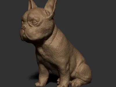 Frenchie Bulldog 3D print model