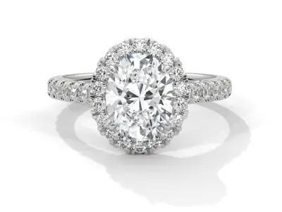solitaire ring with detail images and 360 render videos 31 3D print model