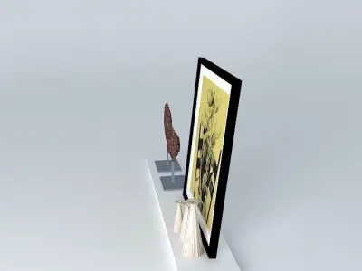 Decorative shelf Free 3D model