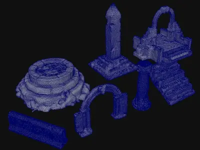 Stone Architecture  3D model