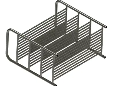 Exquisite Metal Rack 3D print model