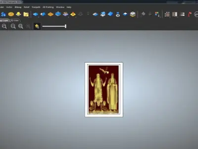 Saint Anthony and Saint Paul 3D print model