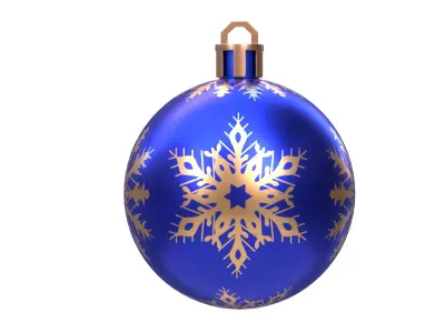 Christmas Ball Collection 02 Low-poly 3D model