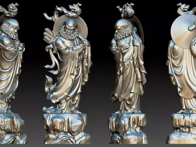 Bodhidharma  3D print model