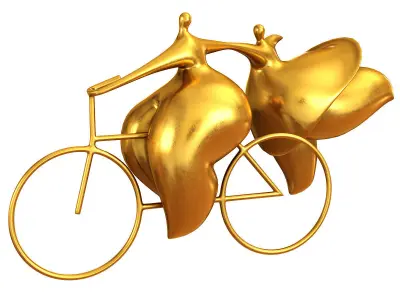 Abstract sculpture 3d model Low-poly 3D model