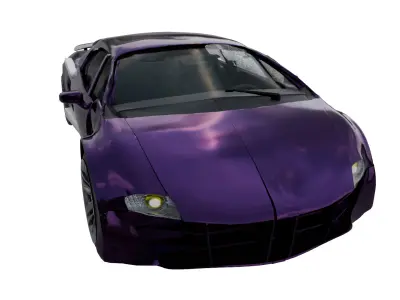  Tarzan car High Poly 3D Supercar Model Realistic  3D model
