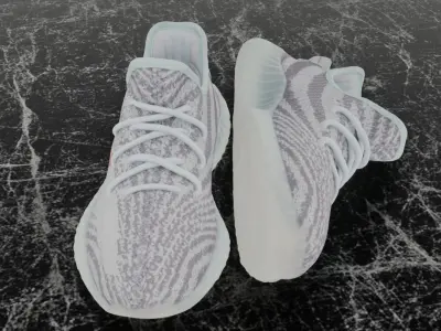 ADIDAS YEEZY BOOST 350 3D SHOES 3D model