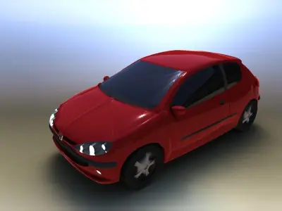 Peugeot Car Free 3D model