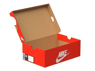 Nike Shoe Box Set PBR 3D Model Pack
