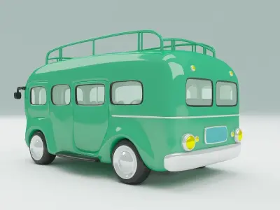 Car Cartoon 3D model