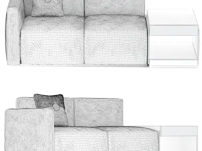 Colosseo natuzzi 3d model Low-poly 3D model