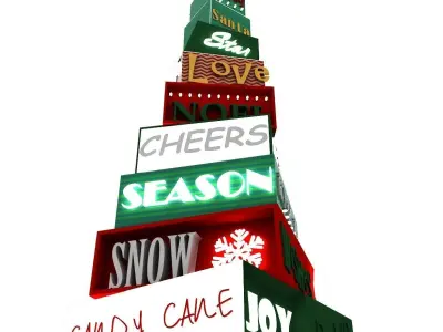 Christmas Tree- Box 3D model