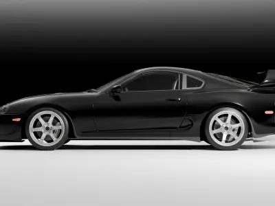 Realistic 3D Model of a Toyota Supra MK 4 3D model