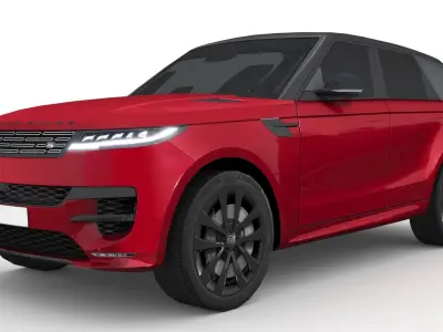 Land Rover Range Rover Sport 2023 Low-poly 3D model