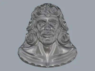 Camaron de la Isla  sculpture 3d print model 3D print model