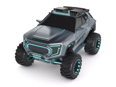 Dedicated Off Road car 3D model