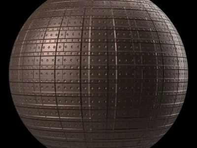 Metal Materials 64- Metal panels By Painting - Pbr 4k Seamless Texture