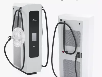 Power Electronics Nb 240 Advanced DC EV Charging Station 3D model