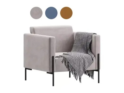 Bosco Chair Land Blue 3D model